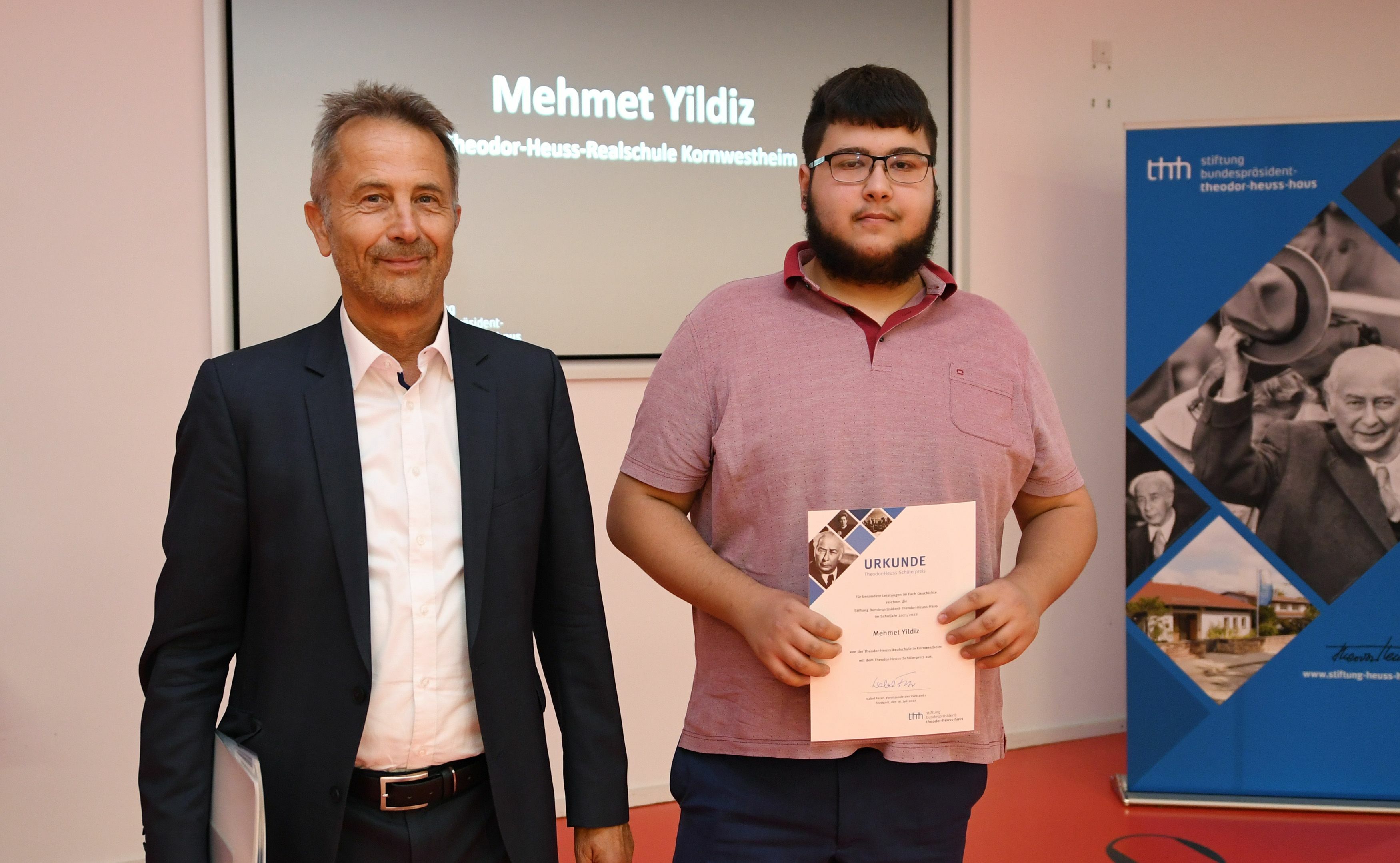 TH Schülerpreis 2022 Kornwestheim Mehmet Yildiz2 c THH Franziska Kraufma 