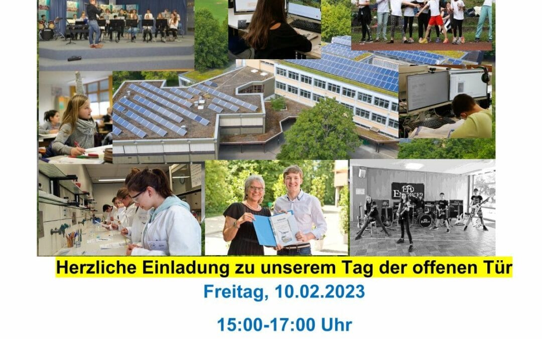 +++Save the Date+++Freitag, 10.02.2023+++Tag der offenen Tür+++