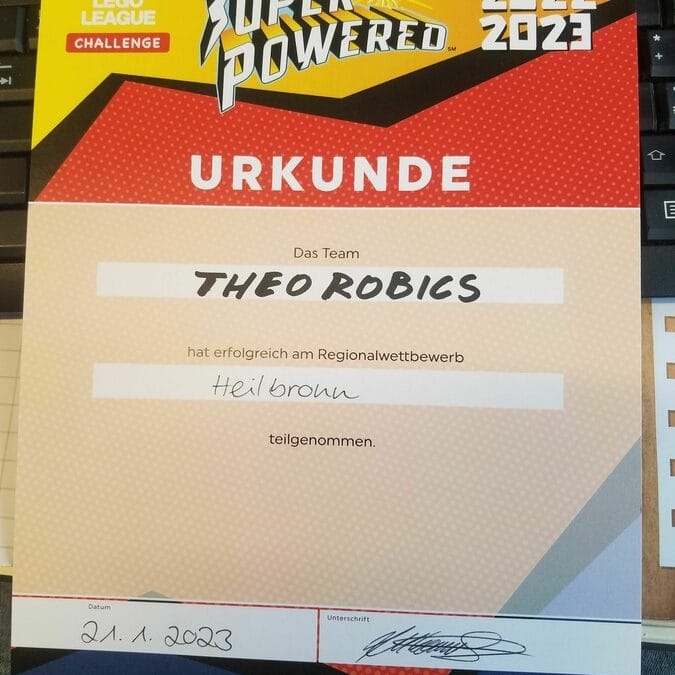 +++THRS Robotik-AG beim „First Lego League“ Wettbewerb in Heilbronn: Bericht+++