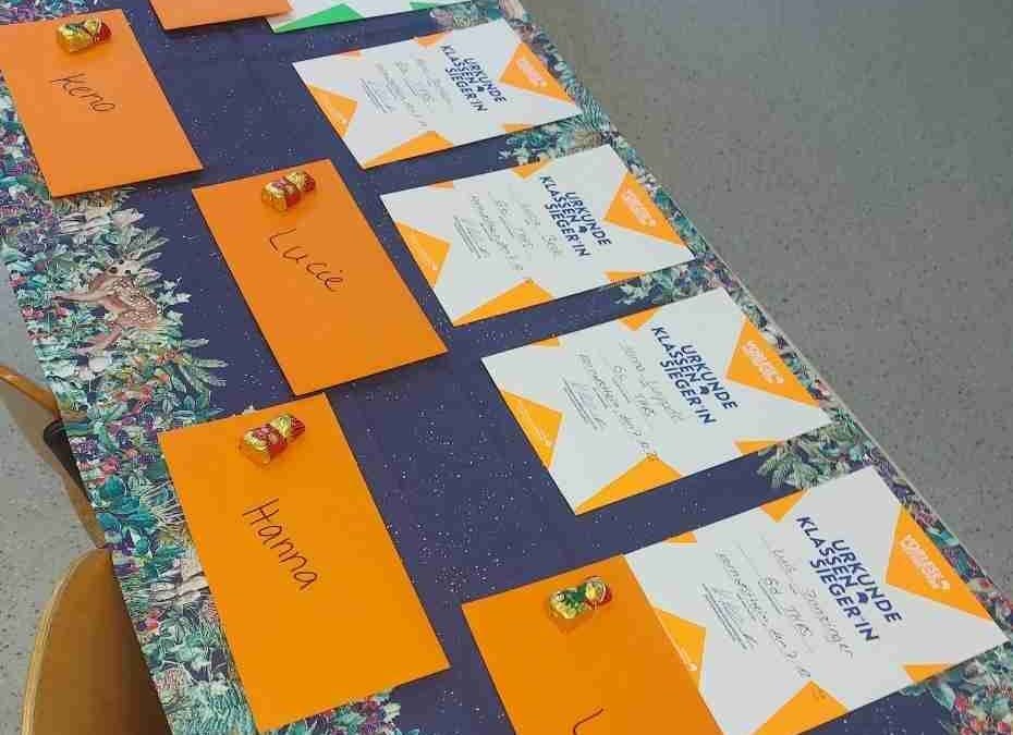 +++Vorlesewettbewerb+++Lucie Beck aus der 6b ist THRS-Schulsiegerin+++